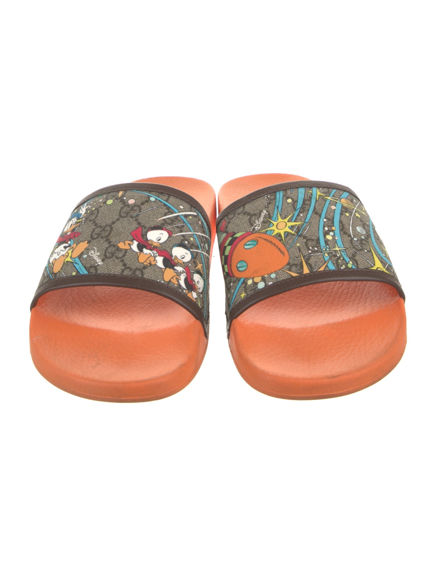 Gucci x Disney Donald Duck GG Supreme Slides