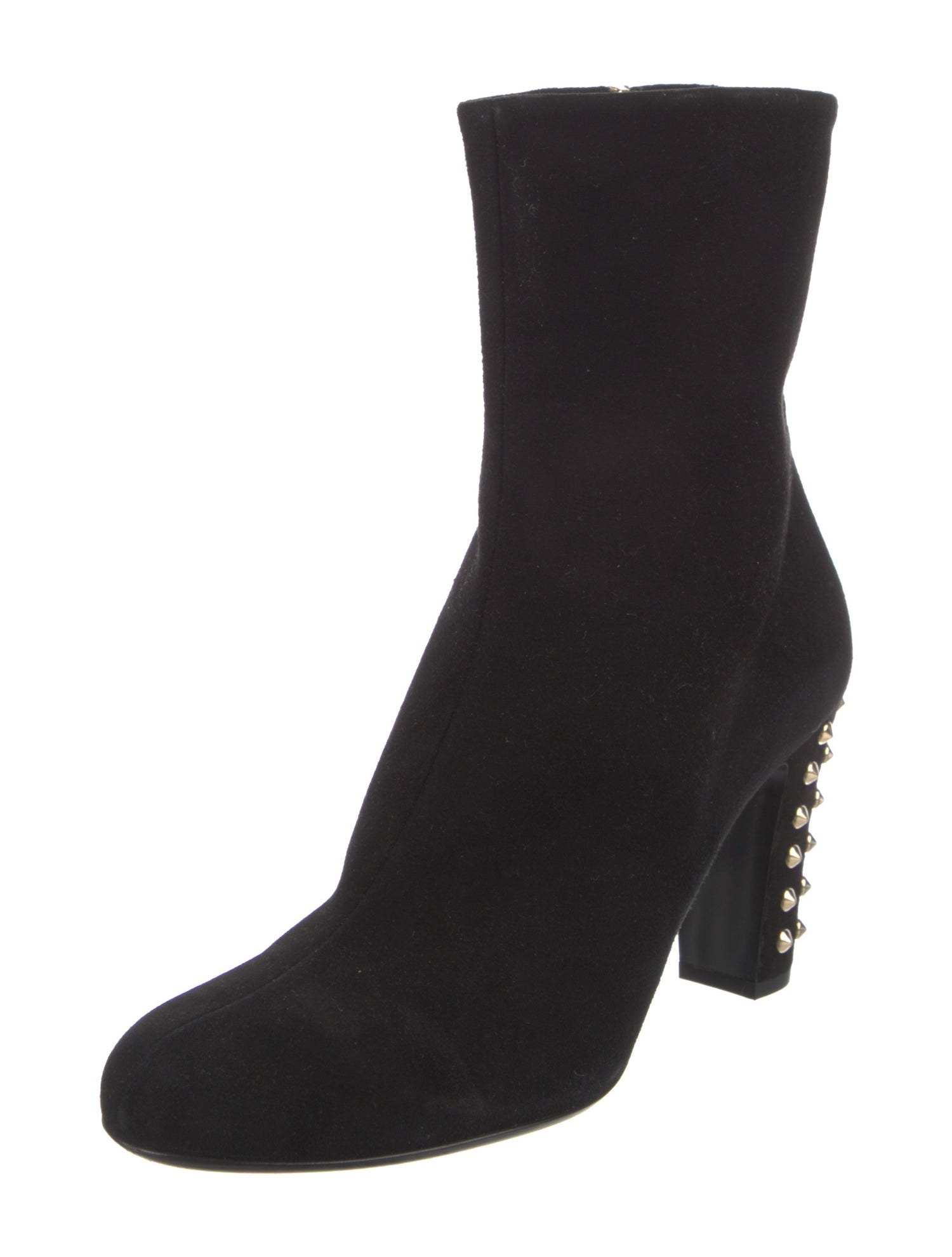 Gucci Suede Studded Accents Boots