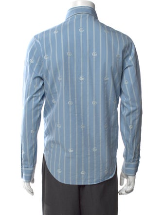 Gucci Double G Logo Long Sleeve Shirt