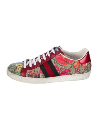 Gucci Flora Print Sneakers