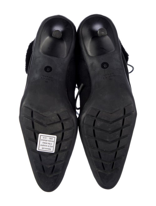 Gucci 2000's Suede Lace-Up Boots