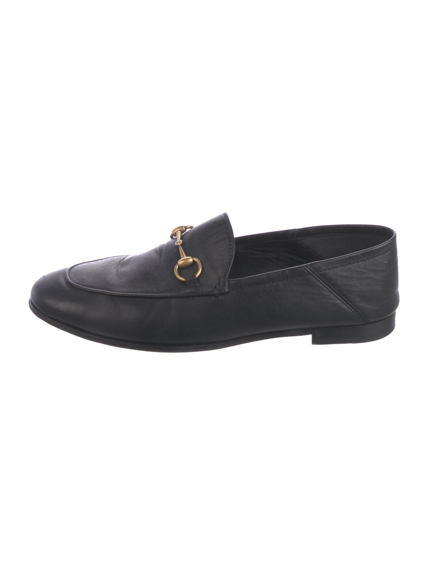 Gucci Horsebit Accent Leather Loafers