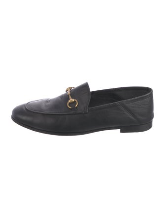 Gucci Horsebit Accent Leather Loafers
