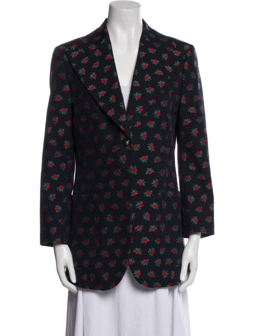 Gucci 2017 Floral Print Blazer