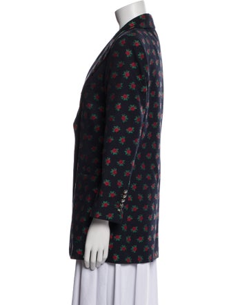 Gucci 2017 Floral Print Blazer