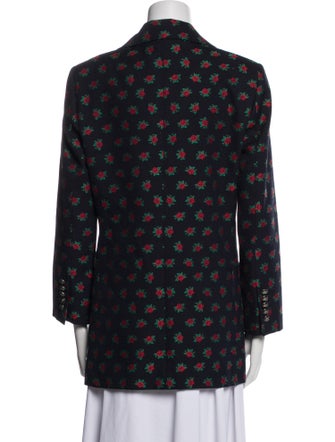 Gucci 2017 Floral Print Blazer