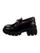 Gucci Horsebit Accent Leather Loafers