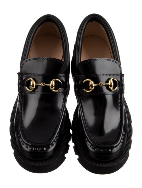 Gucci Horsebit Accent Leather Loafers