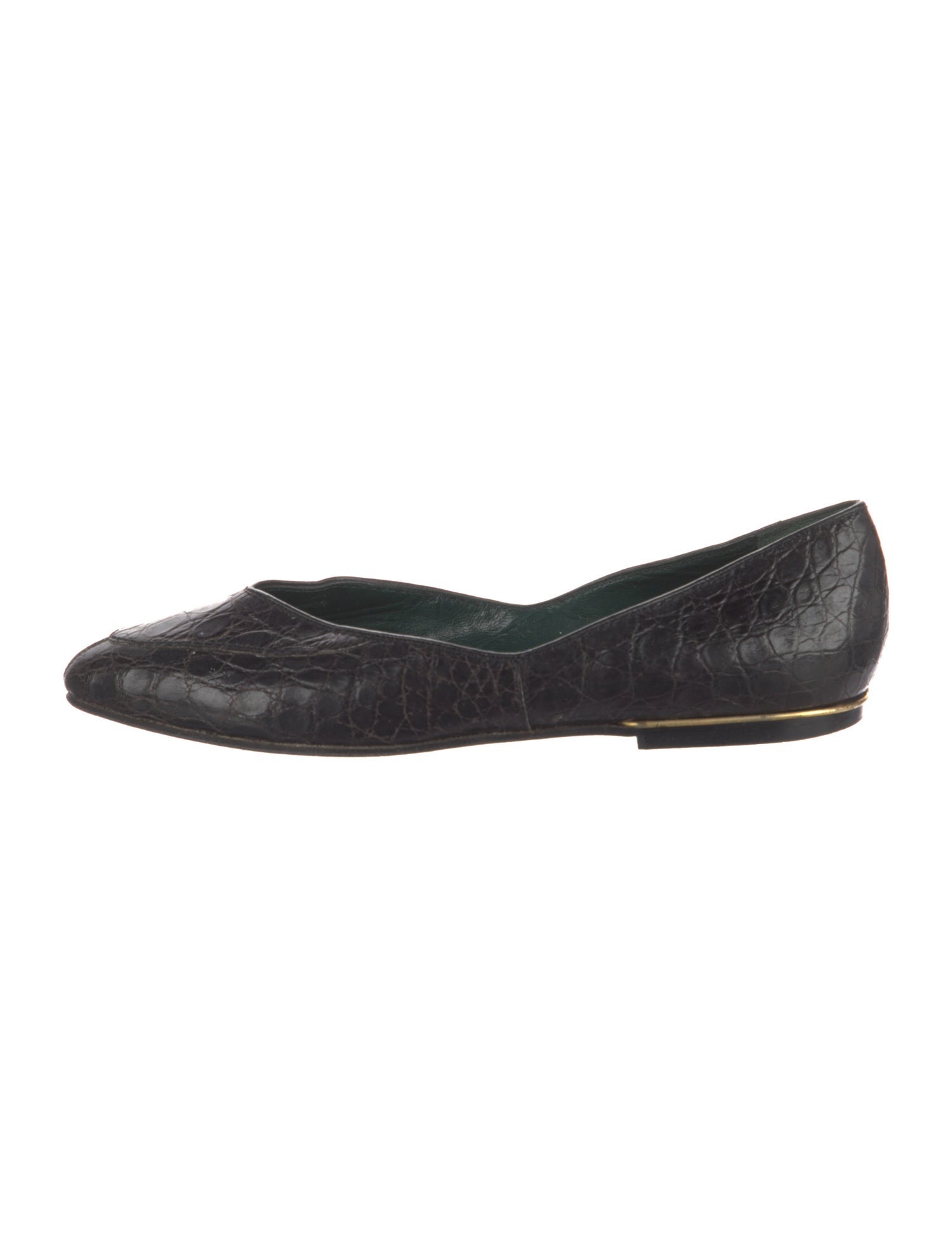 Gucci Vintage Hysteria Accent D'Orsay Flats