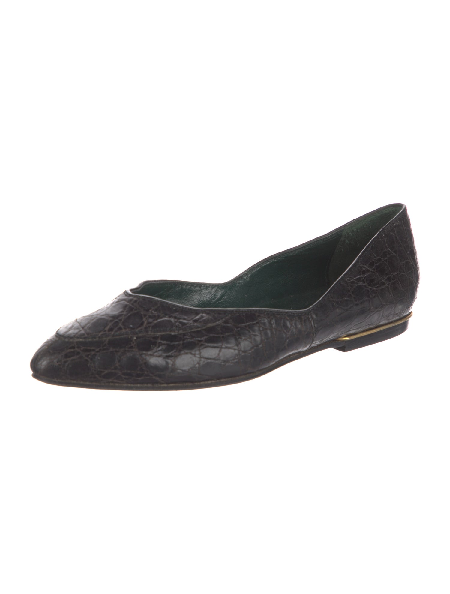 Gucci Vintage Hysteria Accent D'Orsay Flats