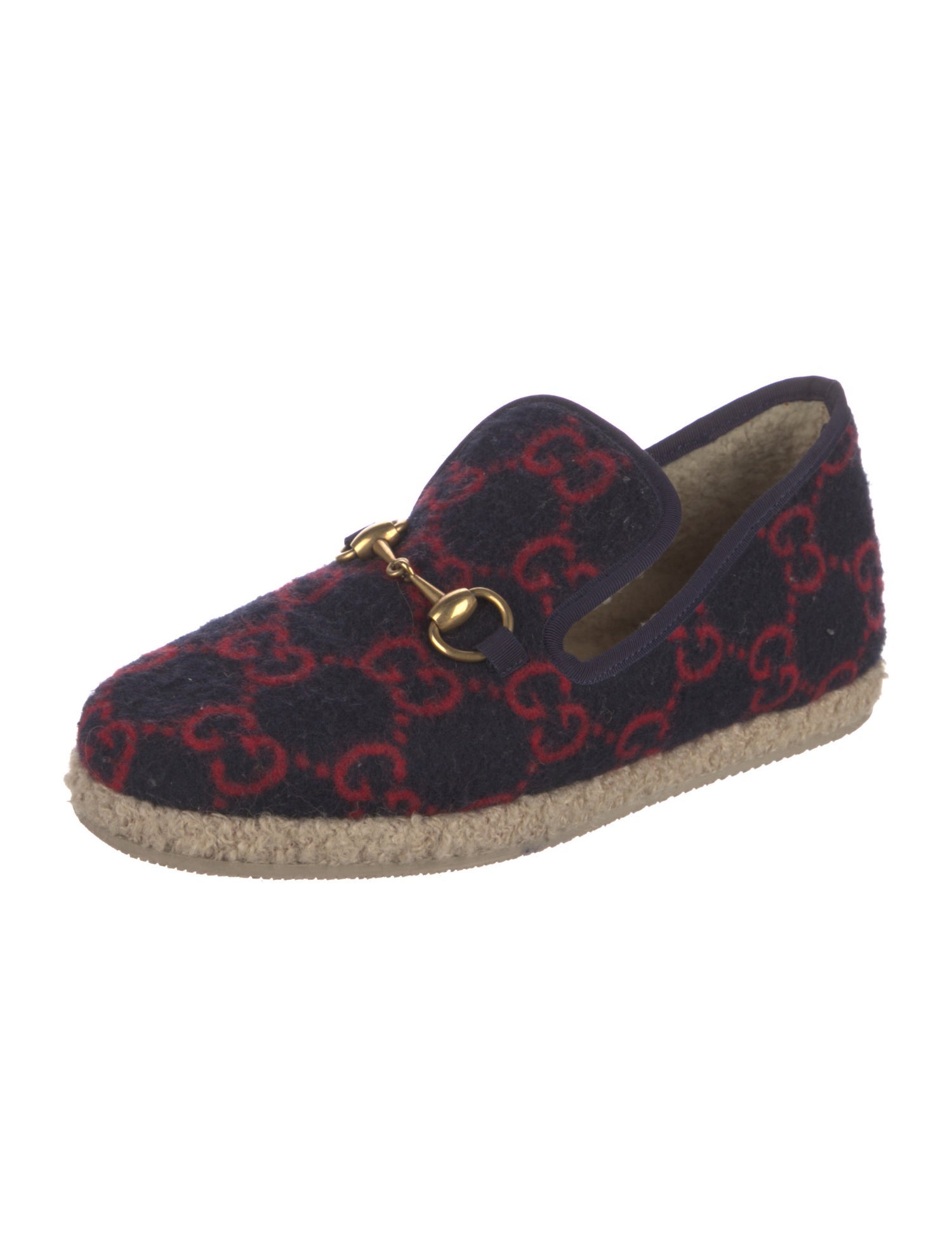 Gucci GG Logo Wool Espadrilles
