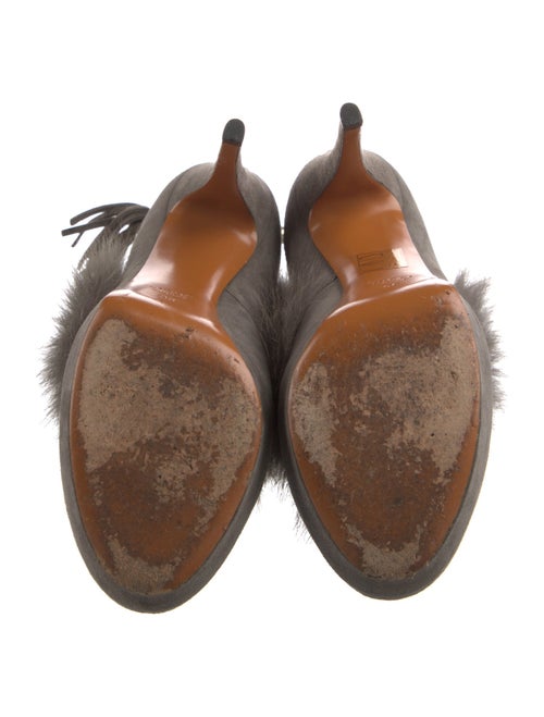 Gucci Bamboo Accent Suede Boots