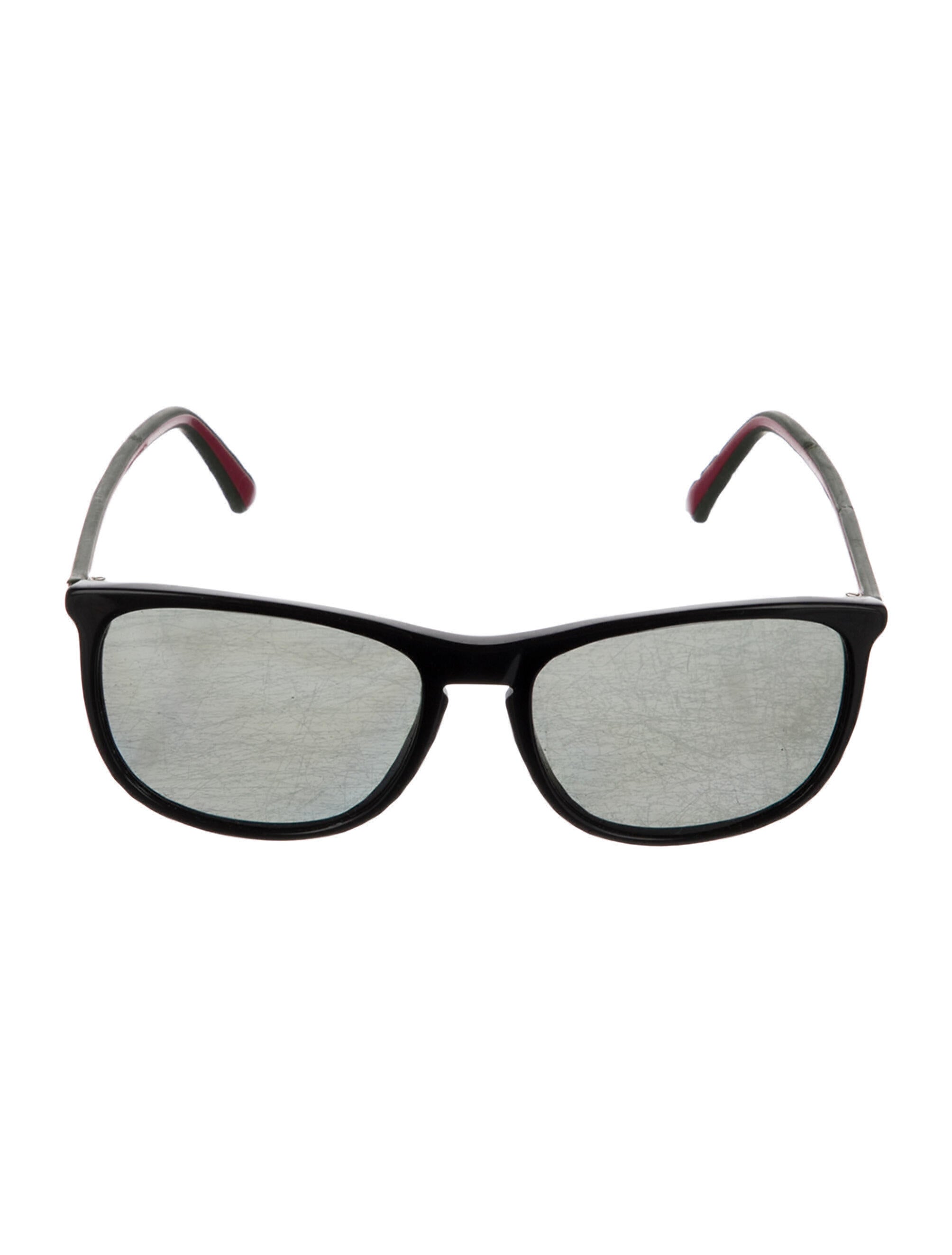 Gucci Interlocking G Logo Square Sunglasses