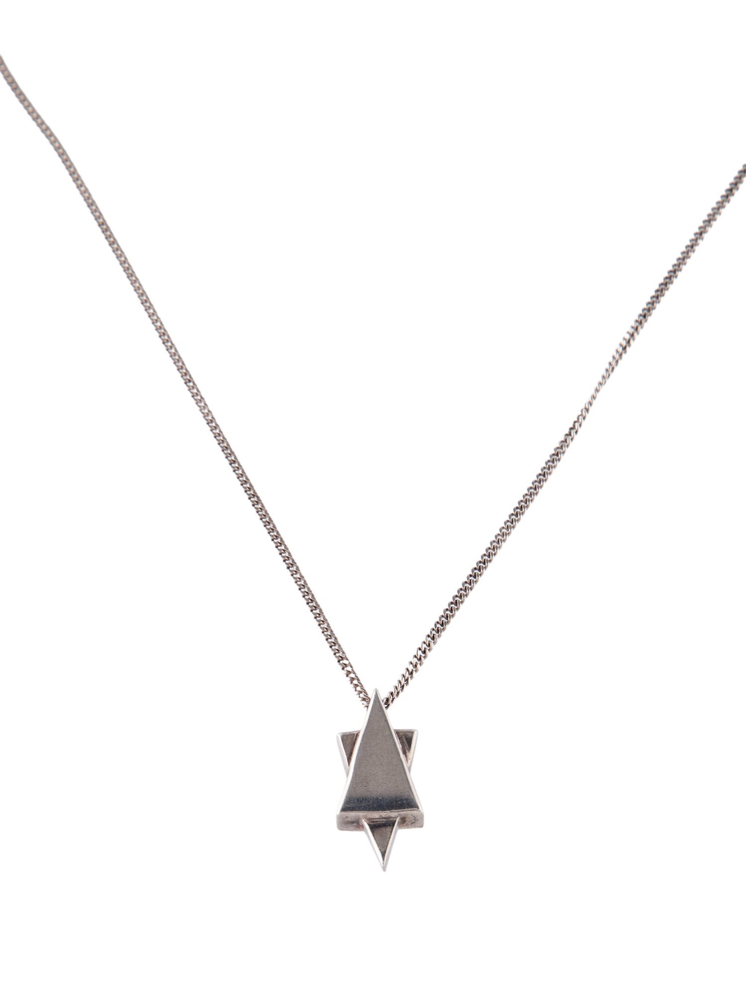 Gucci Vintage Star of David Pendant Necklace