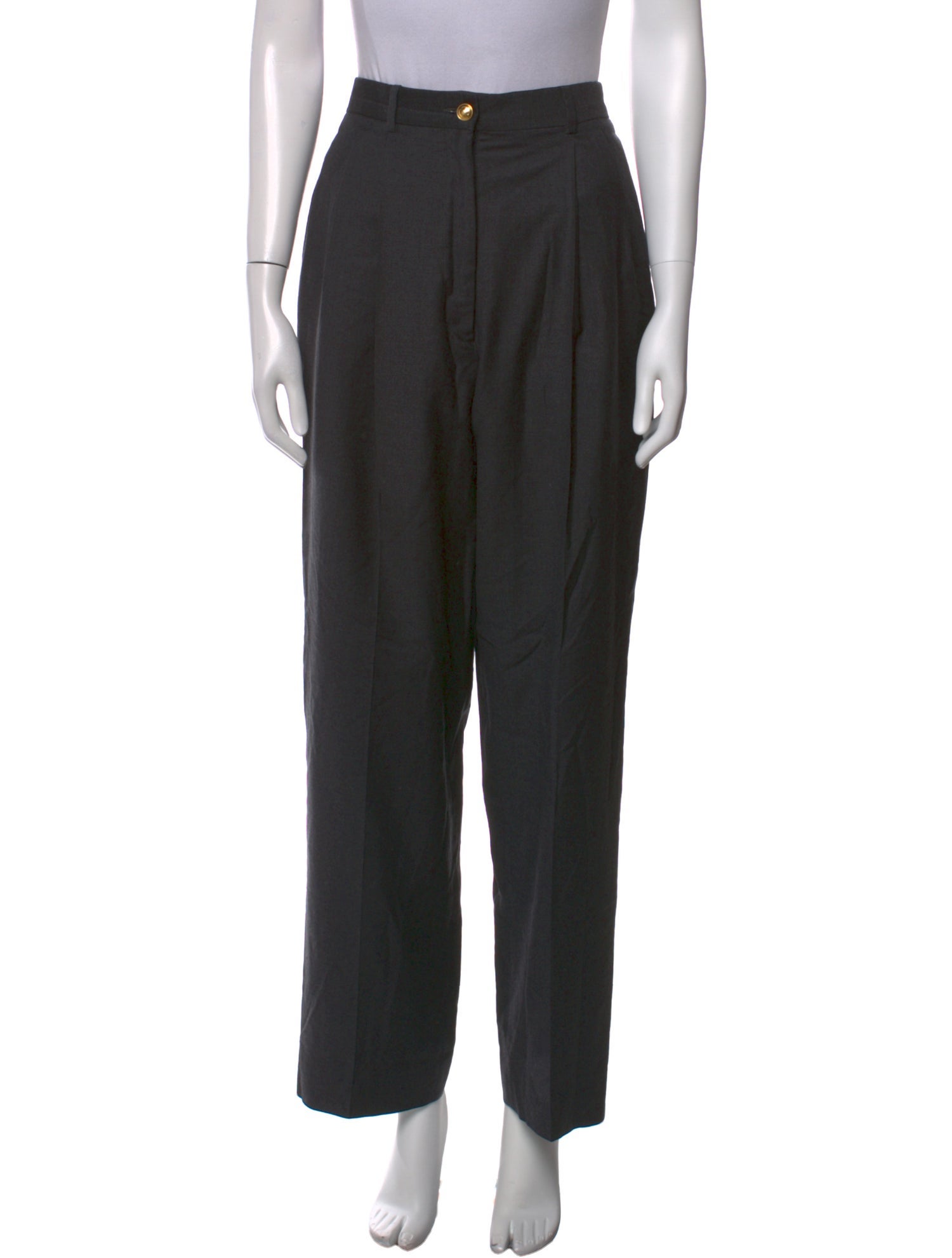 Gucci Wool Straight Leg Pants