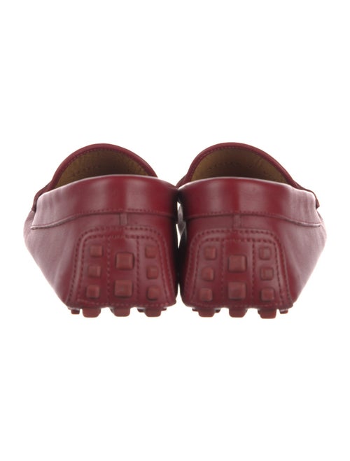 Gucci Interlocking G Logo Leather Drivers