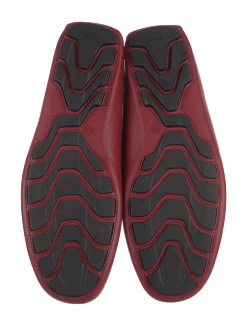 Gucci Sylvie Web Accent Leather Drivers