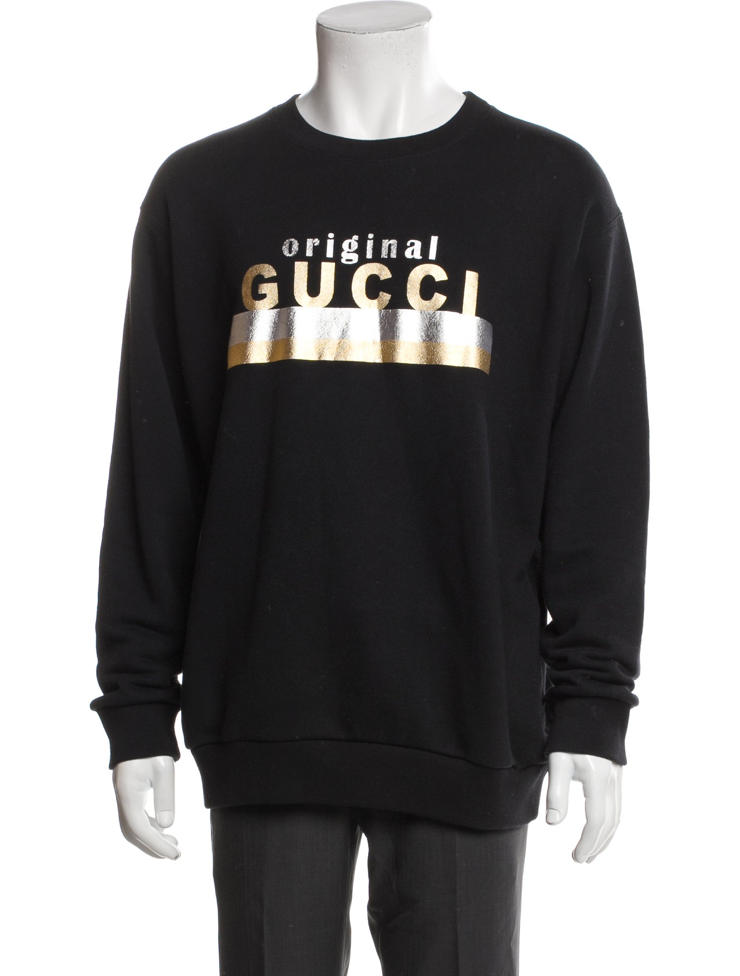 Gucci Web Accent Crew Neck Sweatshirt