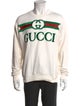 Gucci Web Accent Graphic Print Pullover