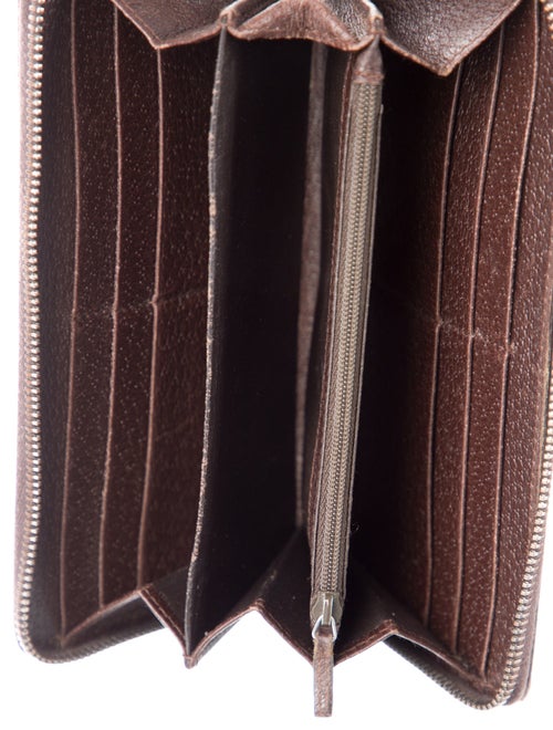 Gucci Bree Zip GG Canvas Wallet