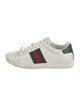 Gucci Web Accent Leather Sneakers