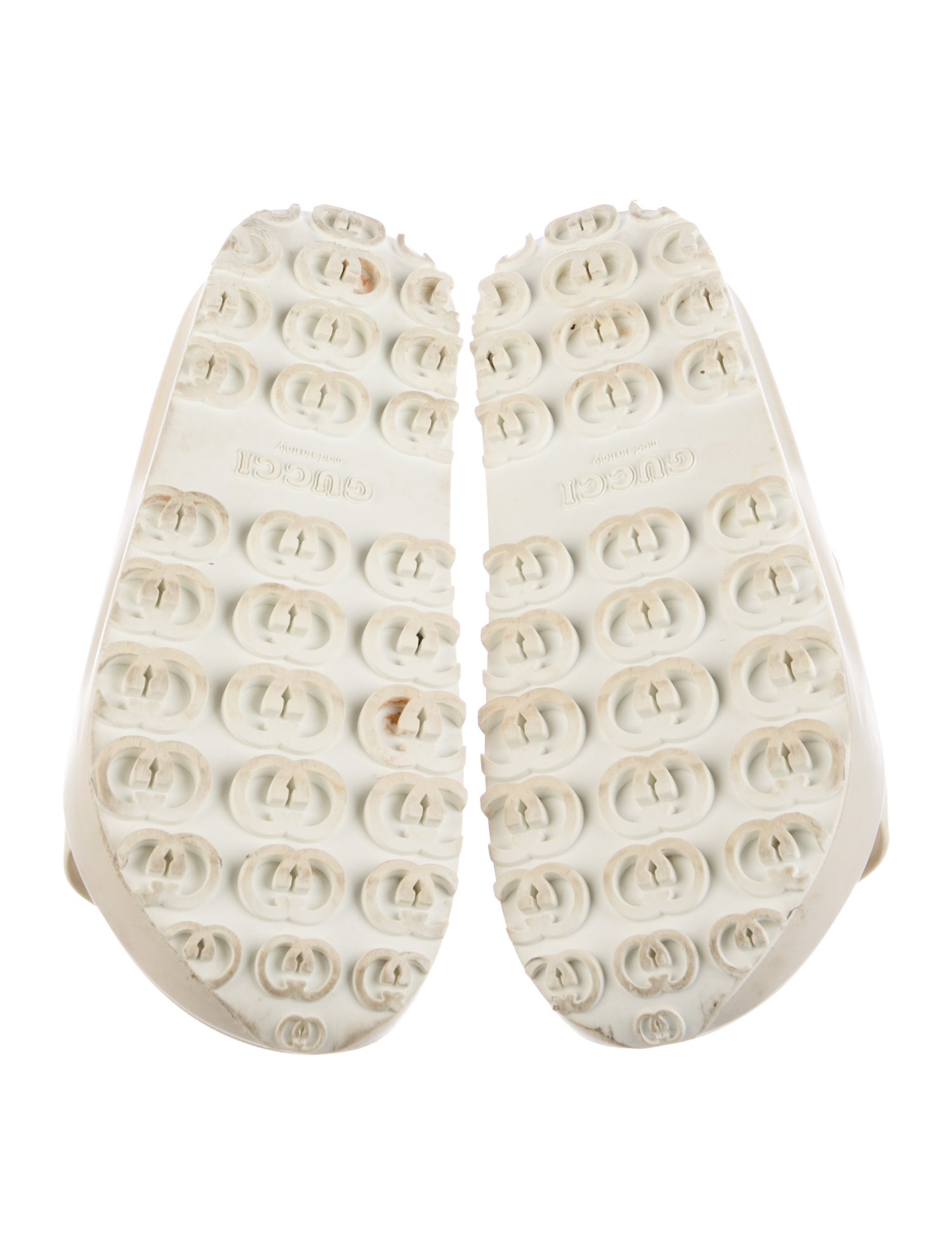 Gucci Interlocking G Logo Rubber Slides