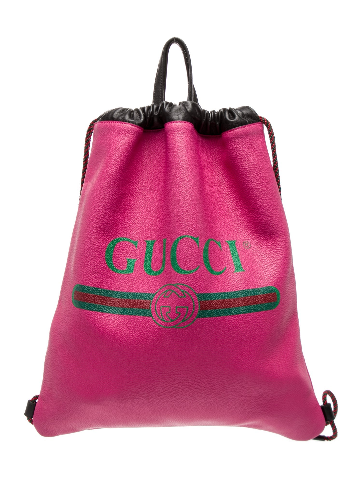 Gucci Web Logo Drawstring
