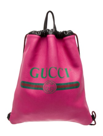 Gucci Web Logo Drawstring