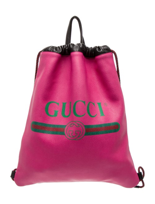 Gucci Web Logo Drawstring