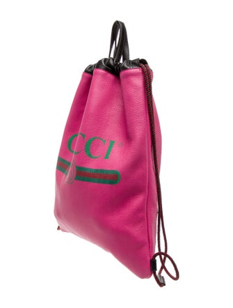 Gucci Web Logo Drawstring