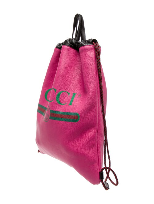 Gucci Web Logo Drawstring