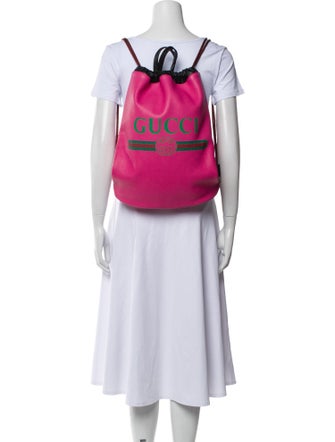 Gucci Web Logo Drawstring