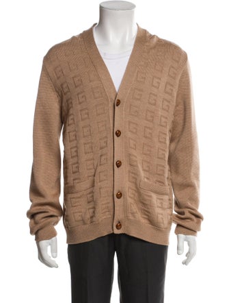 Gucci GG Logo Wool Cardigan