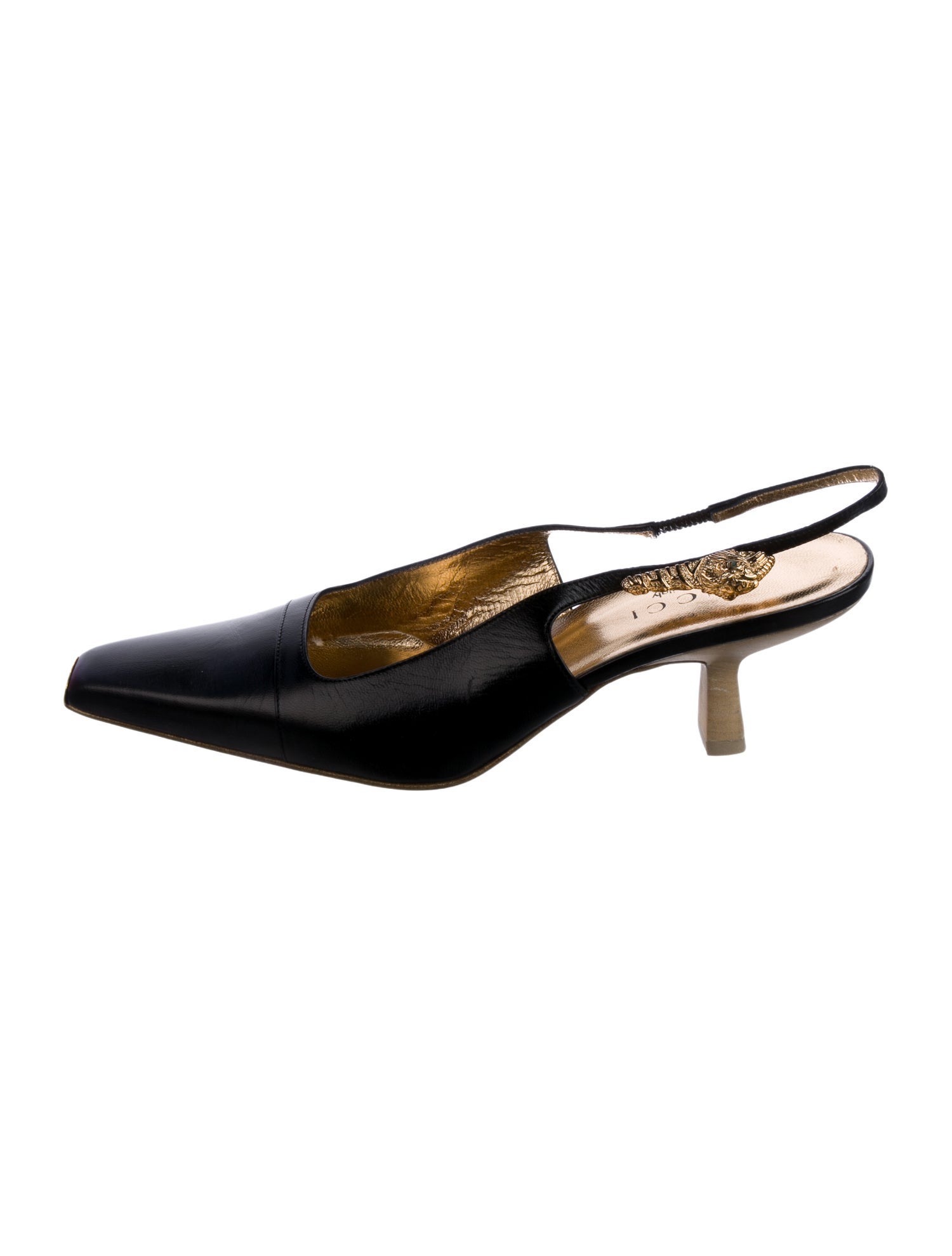 Gucci Leather Slingback Pumps