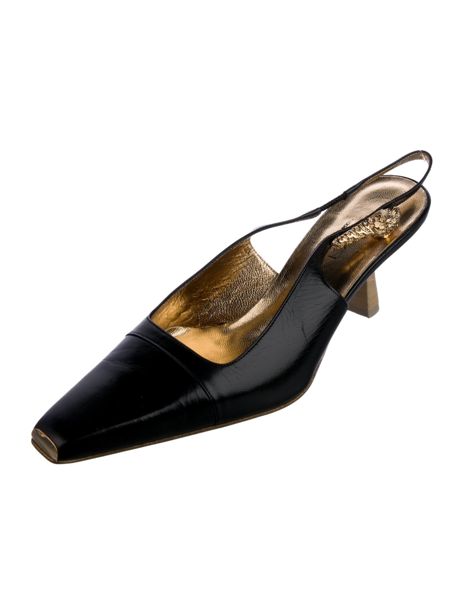 Gucci Leather Slingback Pumps