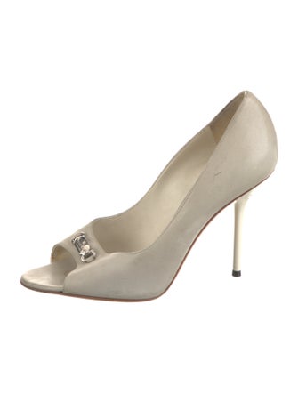 Gucci Horsebit Accent Leather Pumps