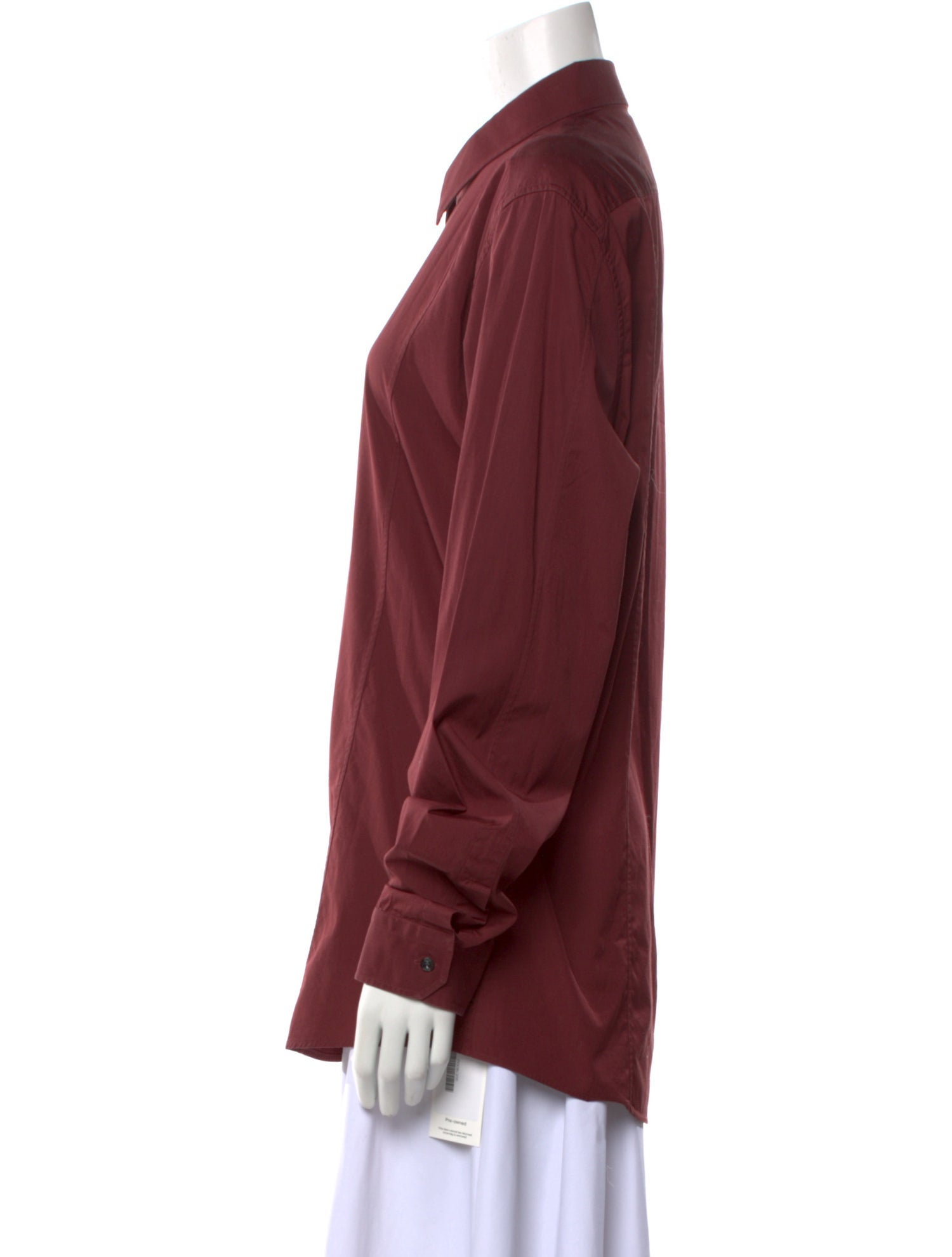 Gucci Long Sleeve Button-Up Top