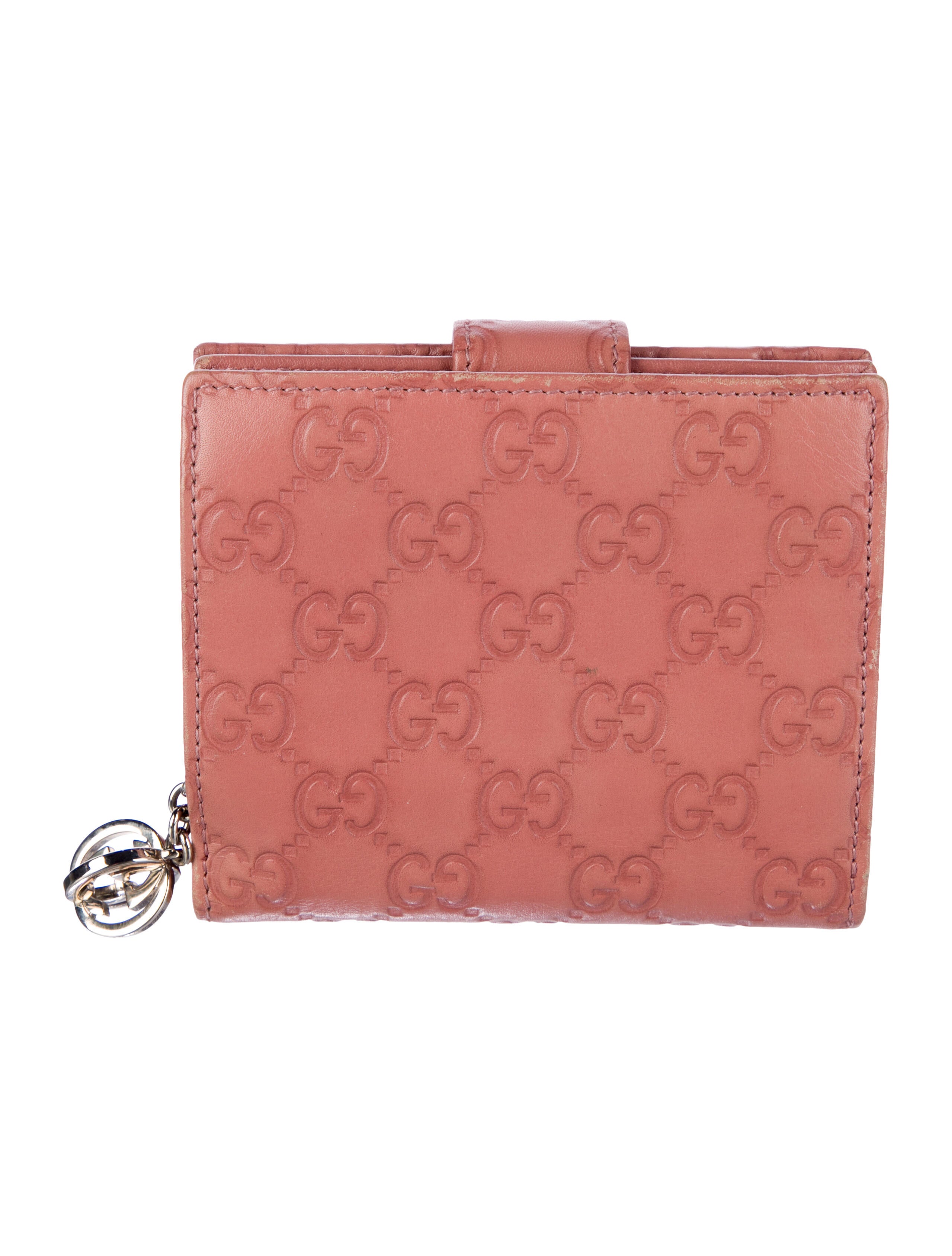 Gucci GG Signature Leather French Purse