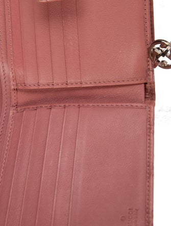 Gucci GG Signature Leather French Purse