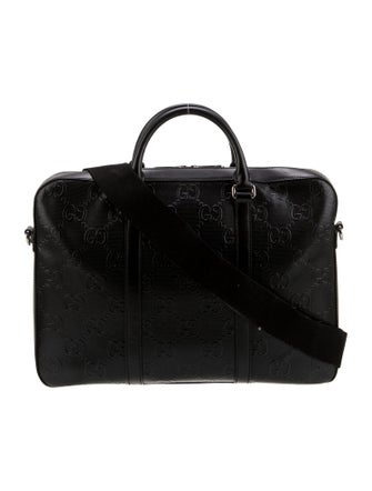 Gucci GG Embossed Briefcase