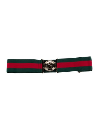 Gucci Wide Canvas Waist Belt