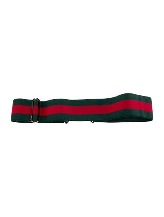Gucci Wide Canvas Waist Belt