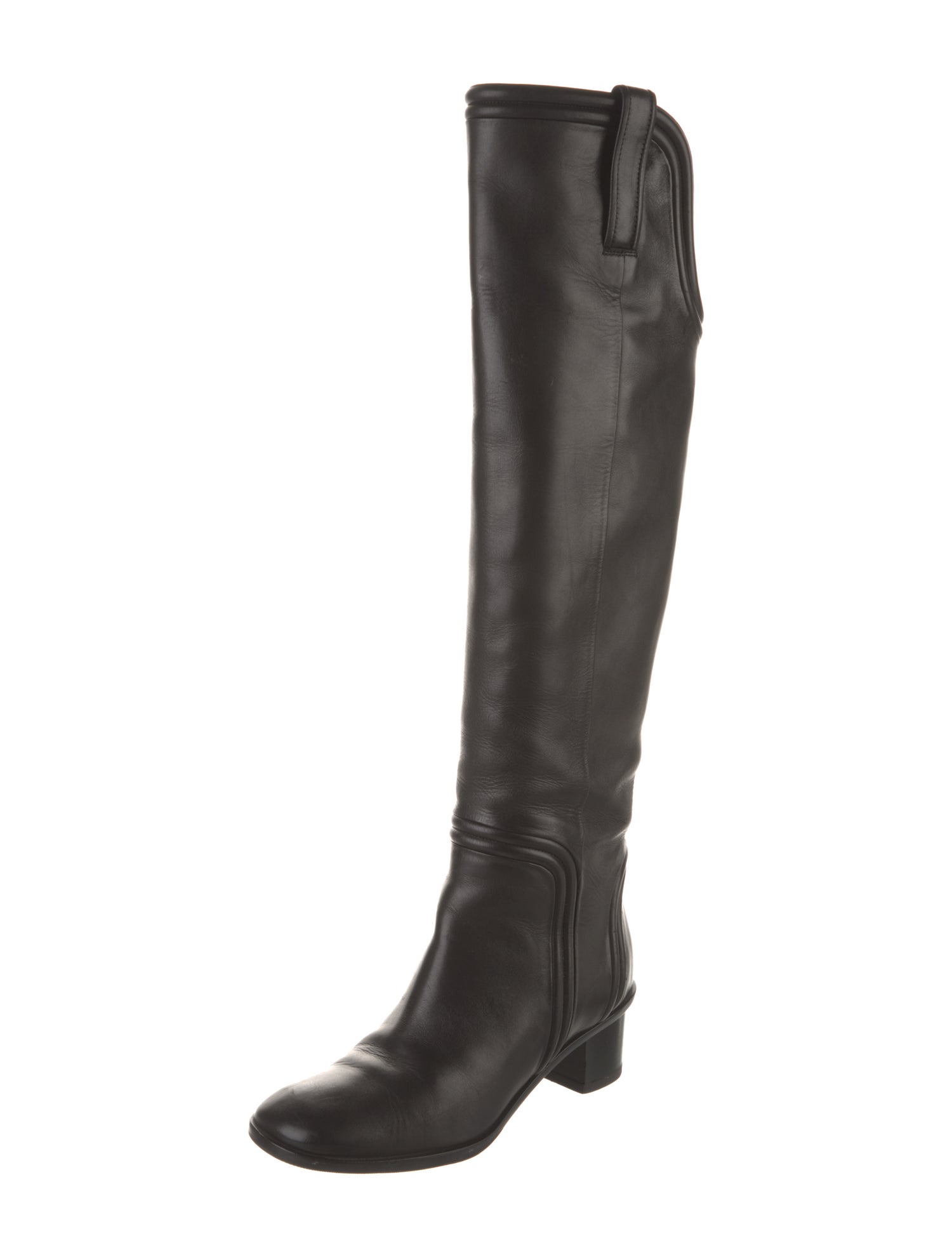Gucci Leather Riding Boots