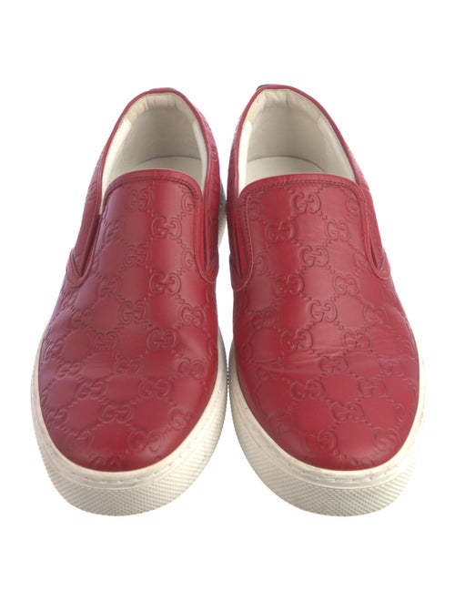 Gucci Sylvie Web Accent Leather Sneakers