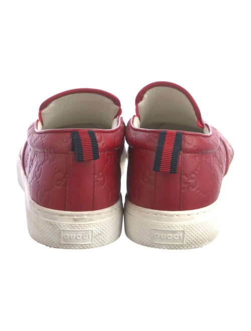 Gucci Sylvie Web Accent Leather Sneakers