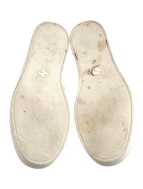 Gucci Sylvie Web Accent Leather Sneakers