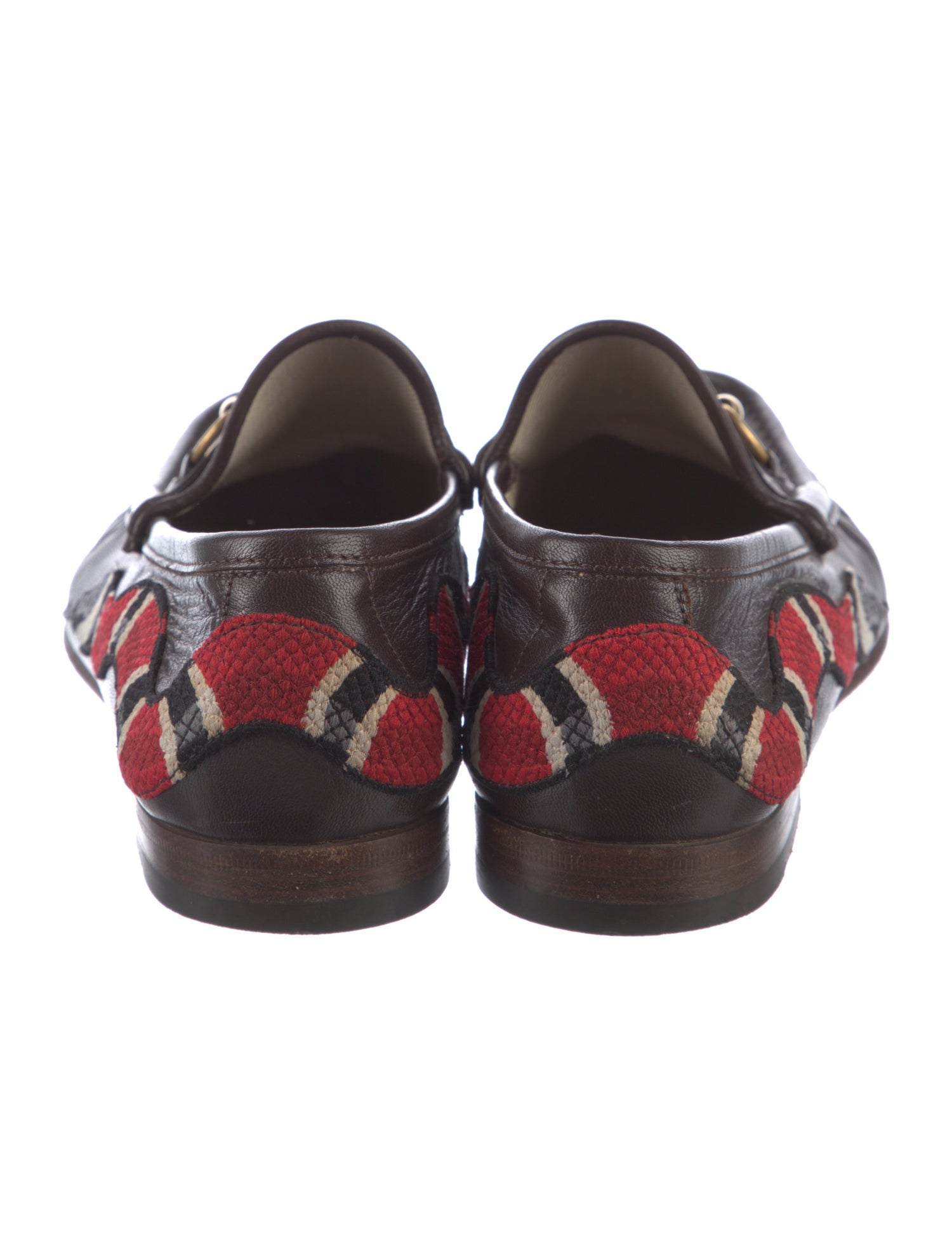 Gucci Horsebit Accent Leather Dress Loafers