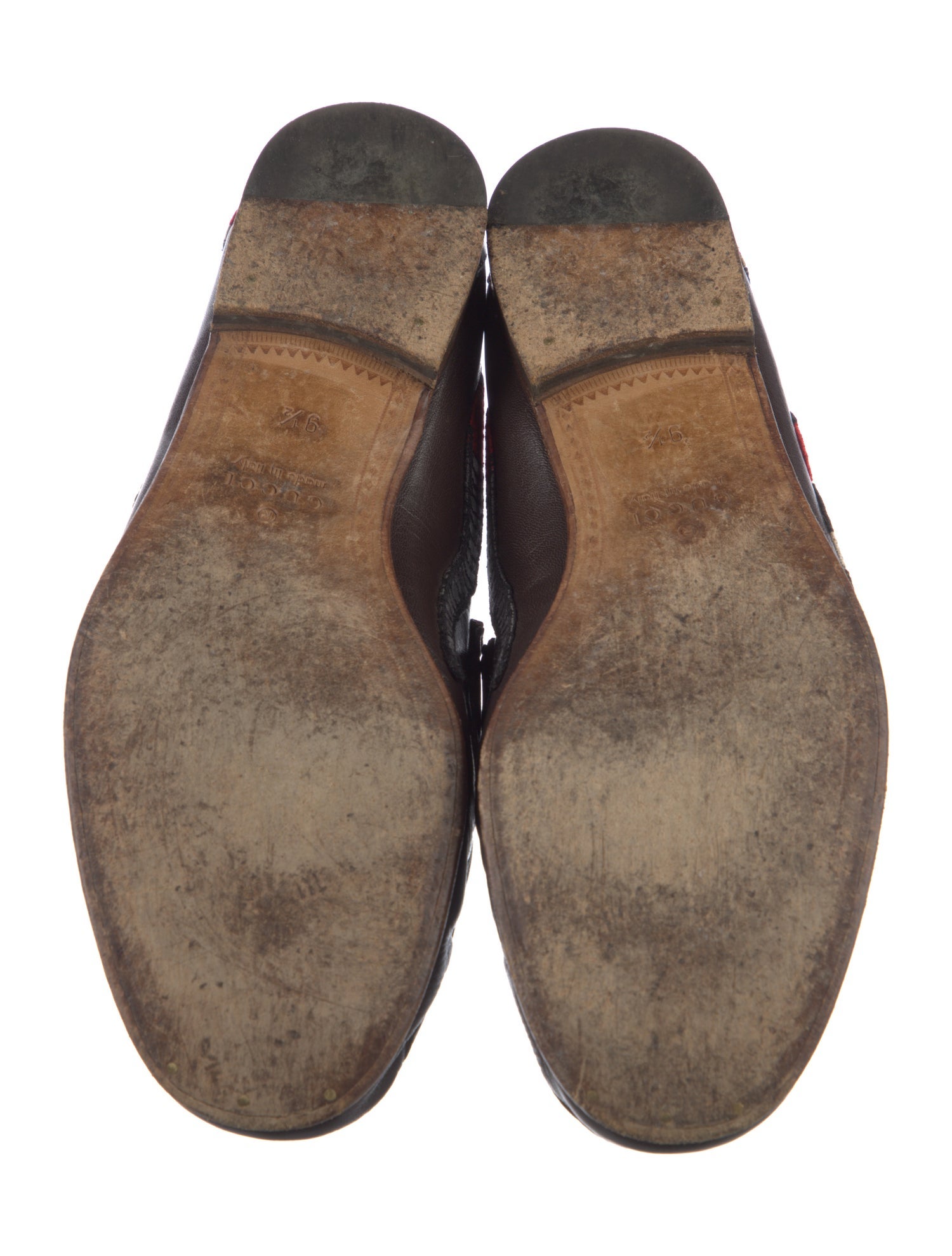 Gucci Horsebit Accent Leather Dress Loafers