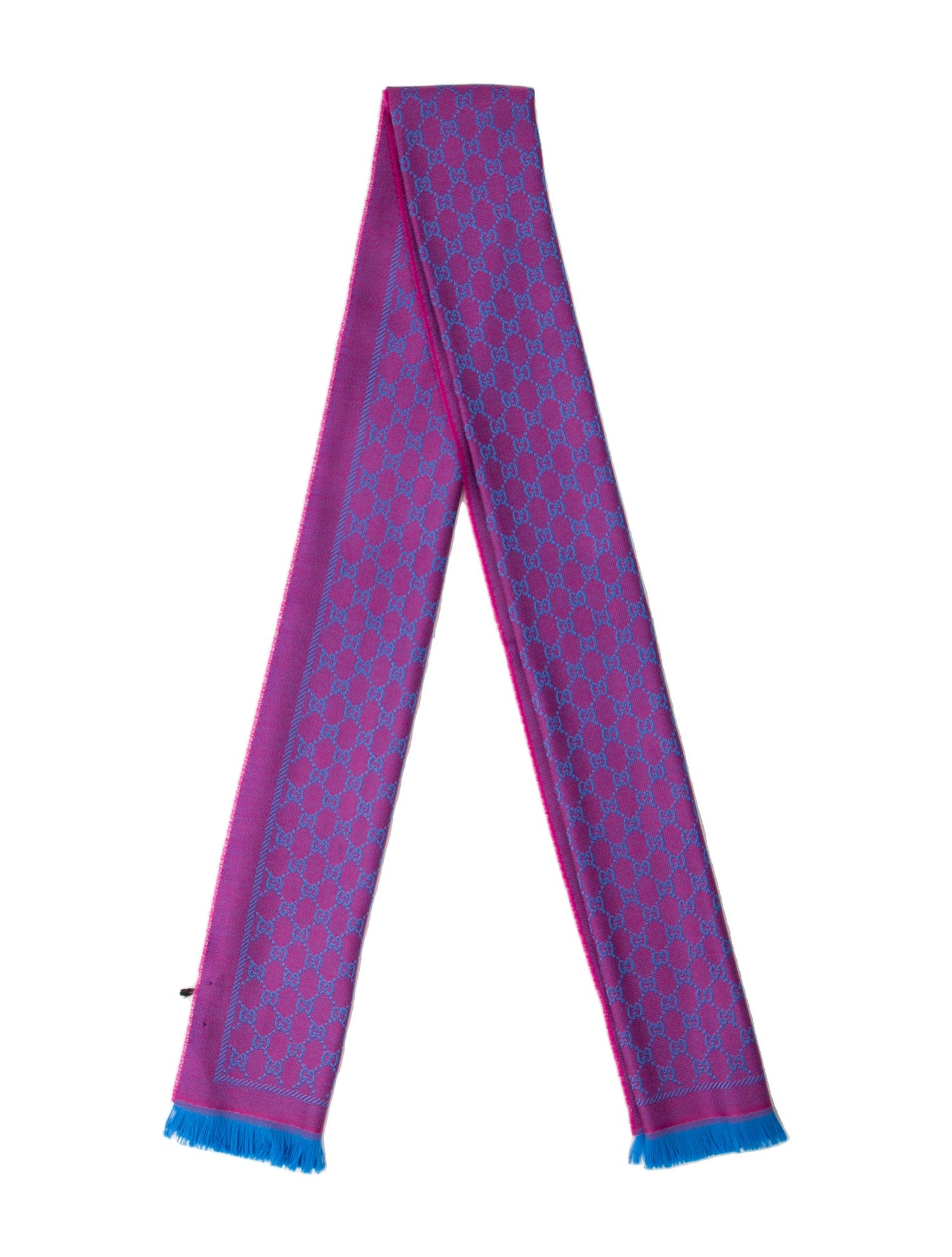 Gucci Wool GG Logo Scarf w/ Tags