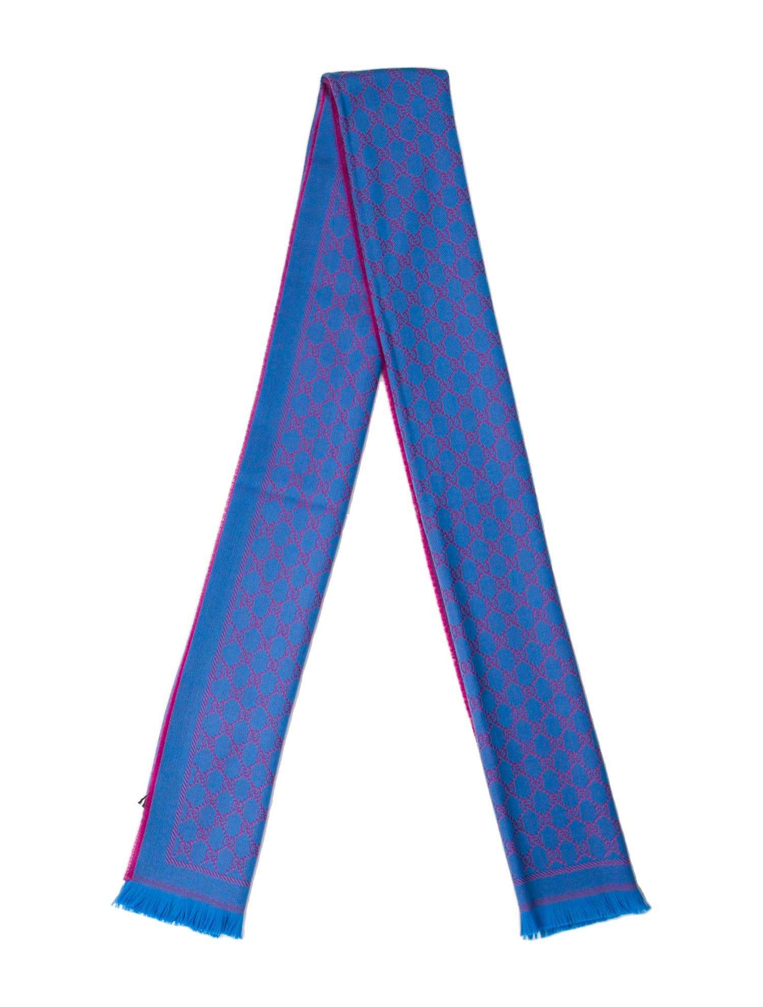 Gucci Wool GG Logo Scarf w/ Tags